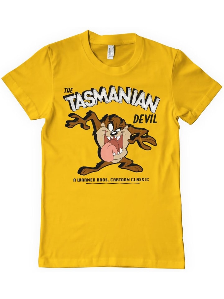 

Футболка The Tasmanian Devil T-Shirt Looney Tunes , золотой