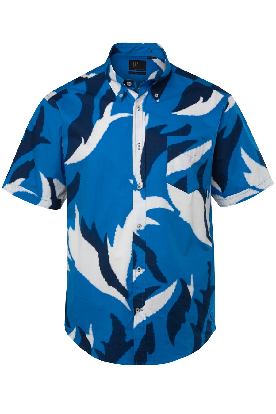 

Рубашка на пуговицах классического кроя JP1880, Blue/marine blue