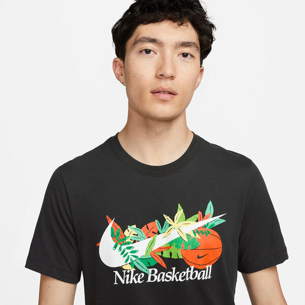 Футболка dry fit basketball t-shirt 'black' Nike, черный — фото 2