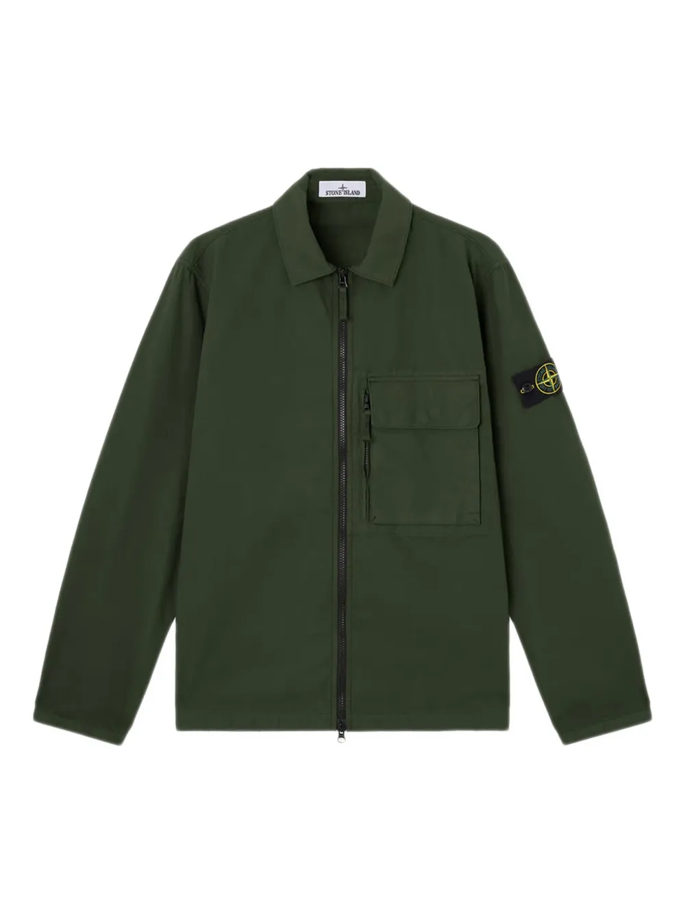 

Куртка с нашивкой Compass Stone Island, зеленый