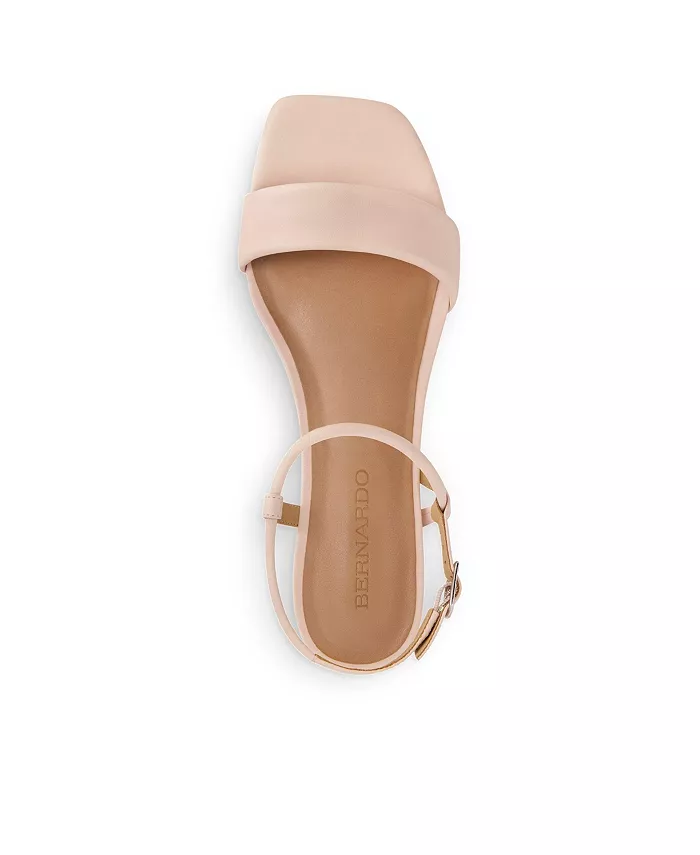 Бернардо Жозей Сандалии на низком каблуке Bernardo Footwear, розовый — фото 3