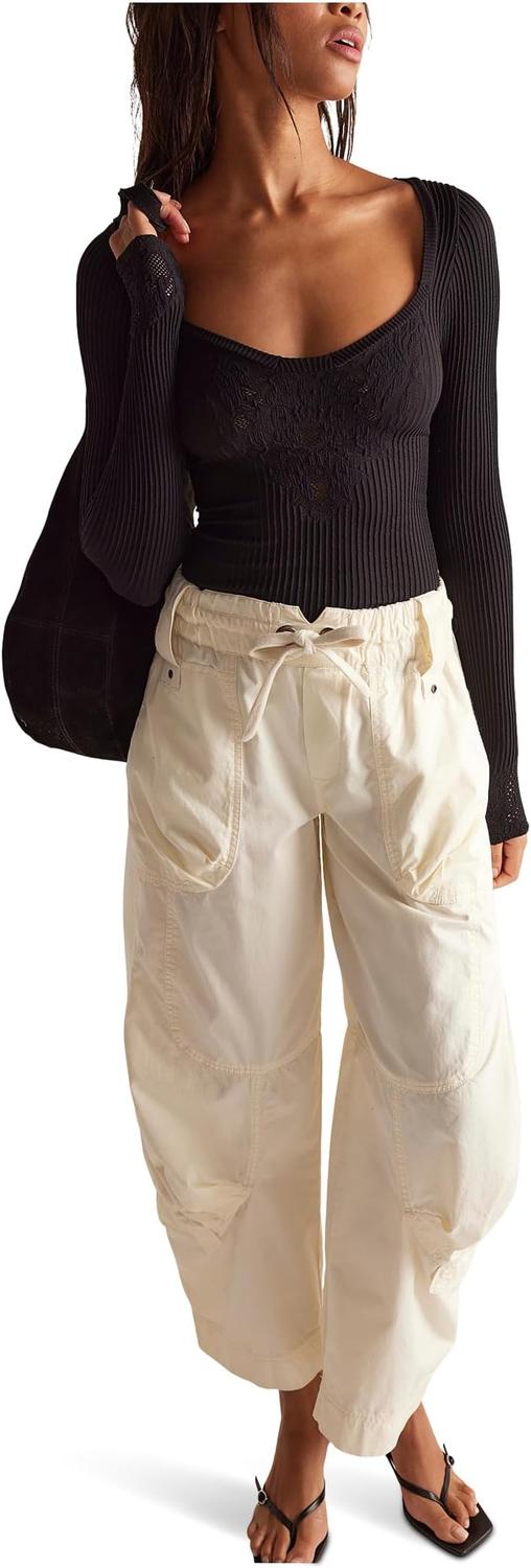 

Женская динамическая футболка Duo Free People, Black