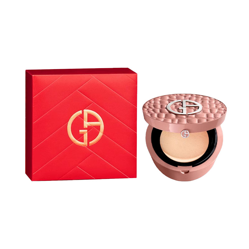 GIORGIO ARMANI AMANI Valentine's Day Limited Edition Nude Brown Crocodile Pattern Air Cushions Skin Tone Correcting Concealer #2/#3/#4 — фото 3