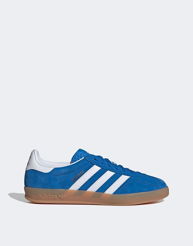 adidas Originals – Gazelle Indoor – Сине-белая спортивная обувь