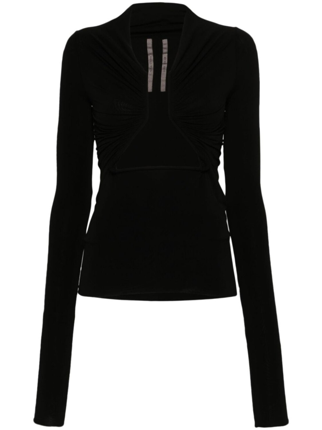 

Rick Owens топ Prong с вырезами, черный