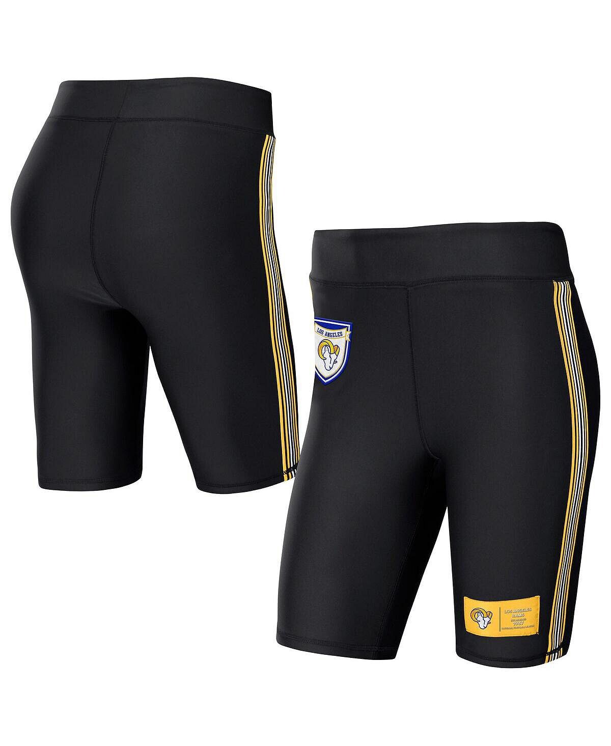 

Женские черные байкерские шорты Los Angeles Rams WEAR by Erin Andrews, черный