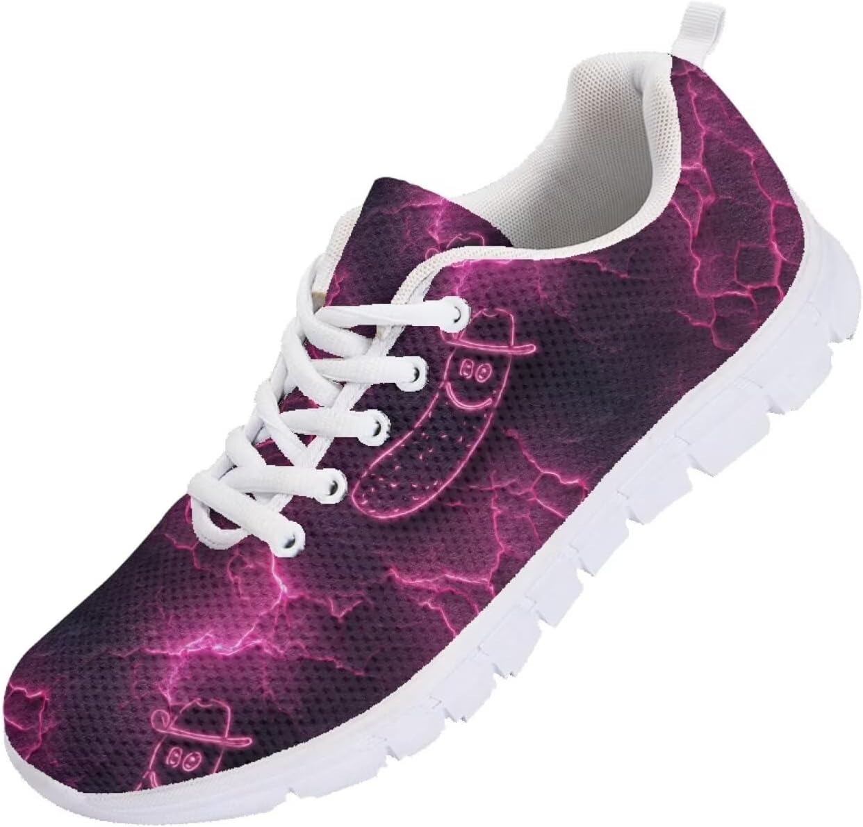 

Кроссовки для бега Funnydude Funny Print для мужчин, нескользящие теннисные туфли, осенние удобные дышащие кроссовки для тренировок, Pickle