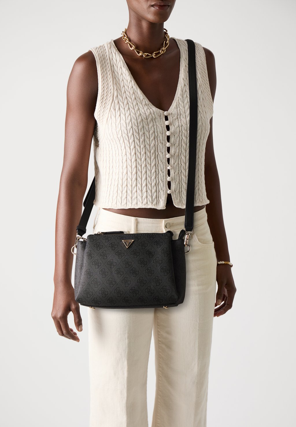 

Сумка через плечо NOELLE TRI COMP CROSSBODY Guess, темно-серый