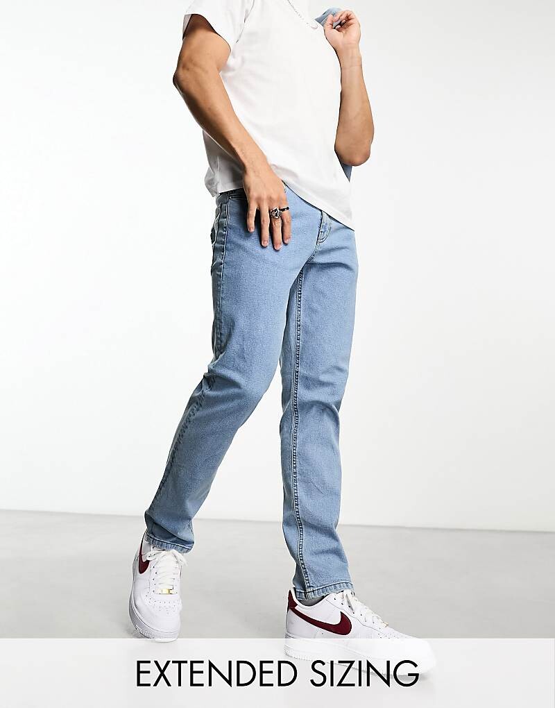 

Светлые эластичные узкие джинсы ASOS DESIGN Essential