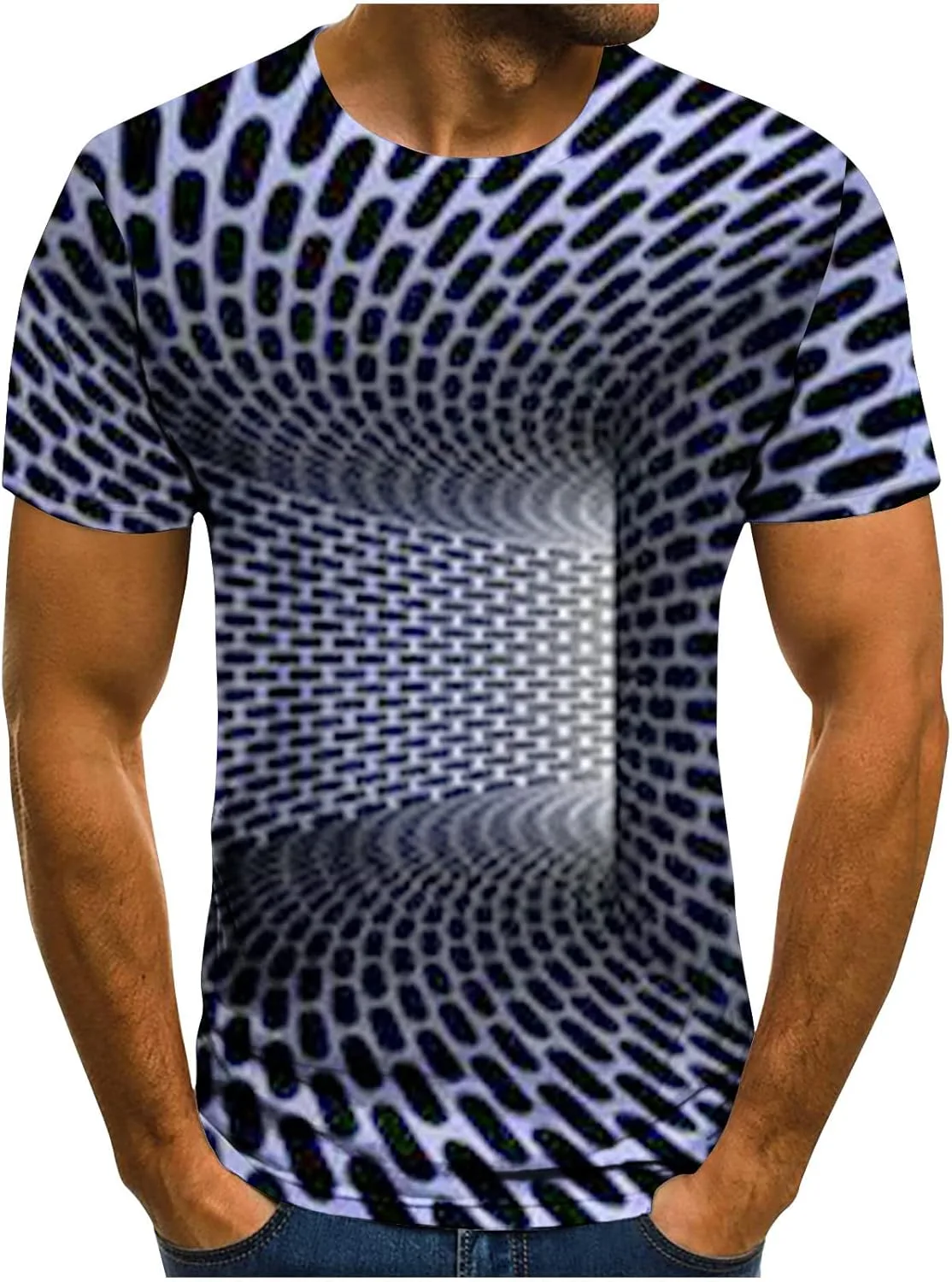 

Футболка Unisex с 3D принтом, Funny 3D Abstract Art Zeiyignr