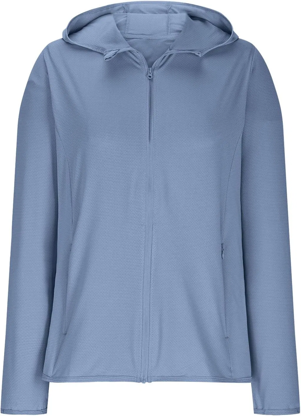 Женская куртка с капюшоном UPF 50+ Fishing Hoodie Lightweight, 03 Sky Blue — фото 4