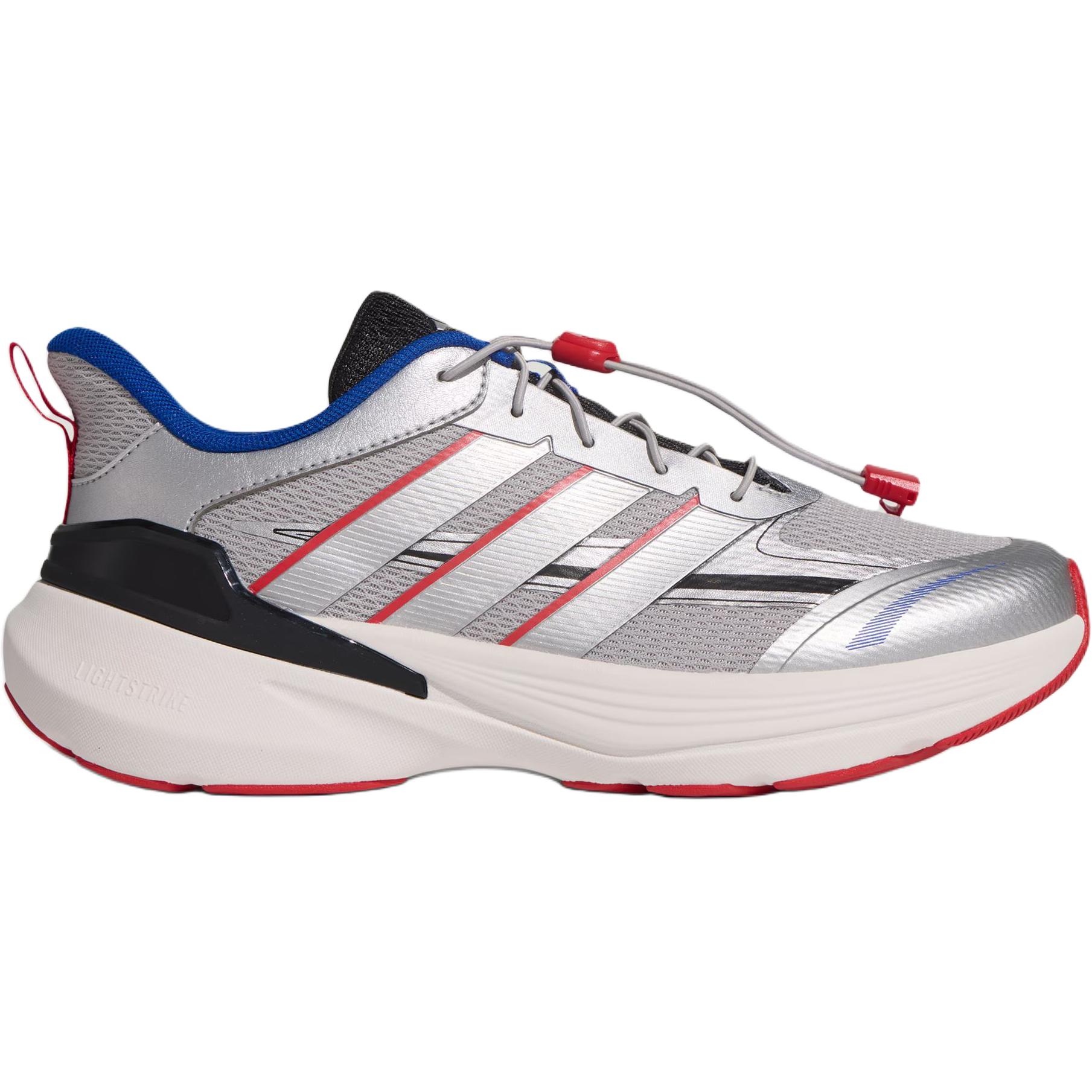 Adidas LIGHTDART Slip Resistant, Abrasion Resistant, Rebound Resistant низкие кроссовки для бега Light Gray детские — фото 3