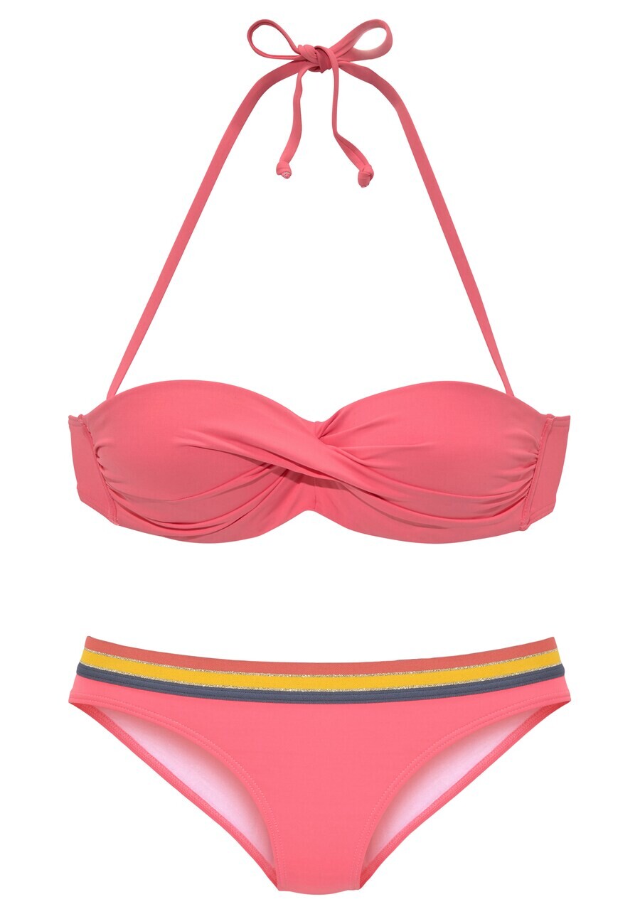 

Бикини на косточках VIVANCE Bandeau Bikini, цвет coral
