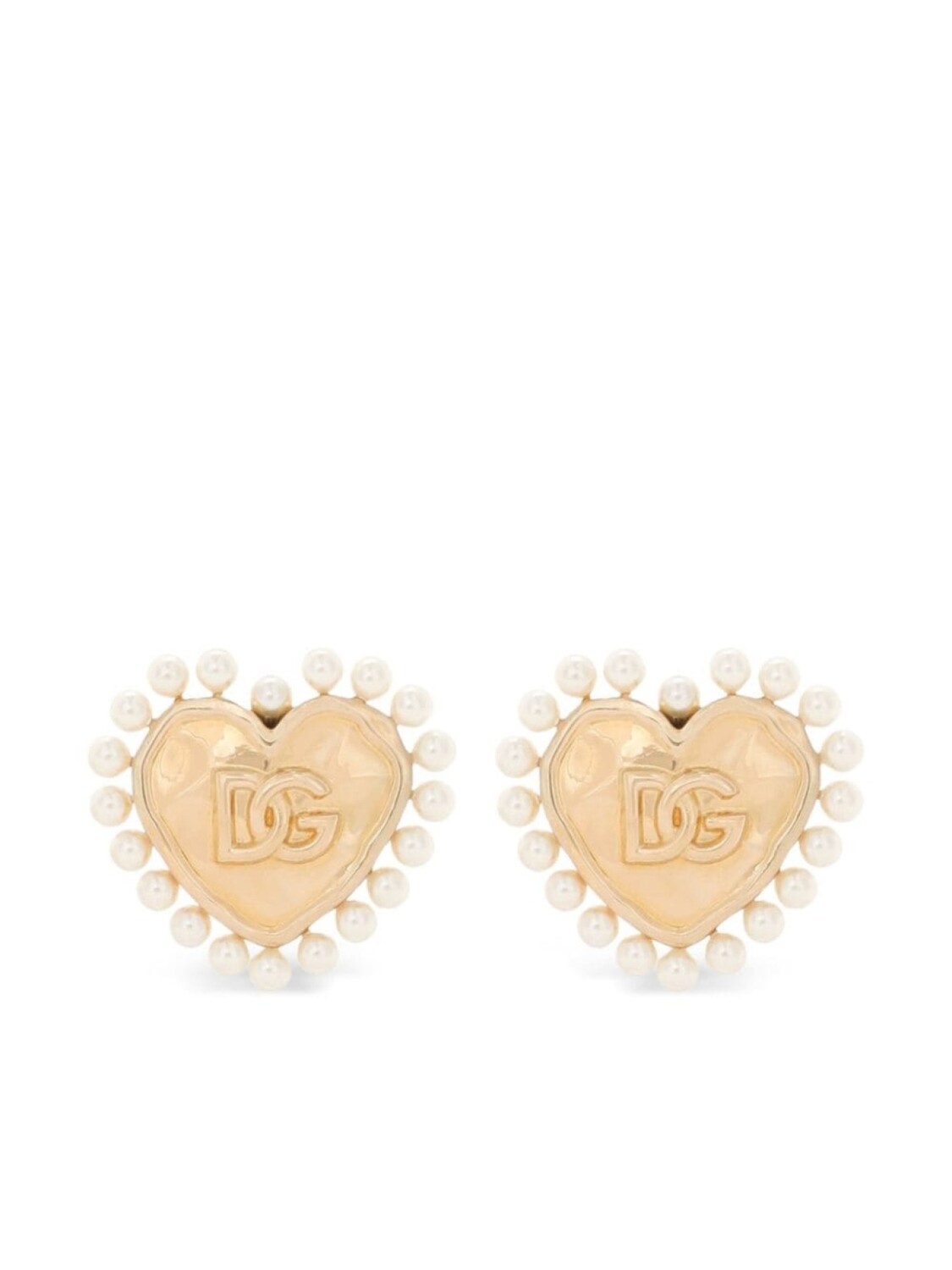 

Серьги с логотипом DG Dolce & Gabbana, золотой