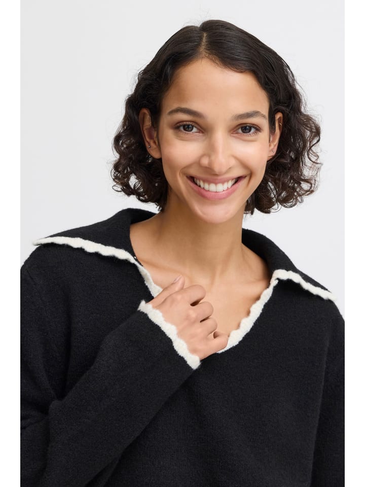 

B. young Вязаный свитер BYNINNA стандартного кроя, цвет Black Mix