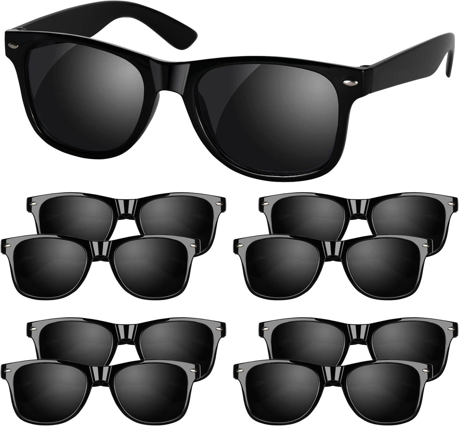 

Солнцезащитные очки Palonu черного цвета оптом, солнцезащитные очки с защитой от УФ-излучения для летнего отдыха на пляже, вечеринки, подарка на день рождения, активного отдыха на природе, Black