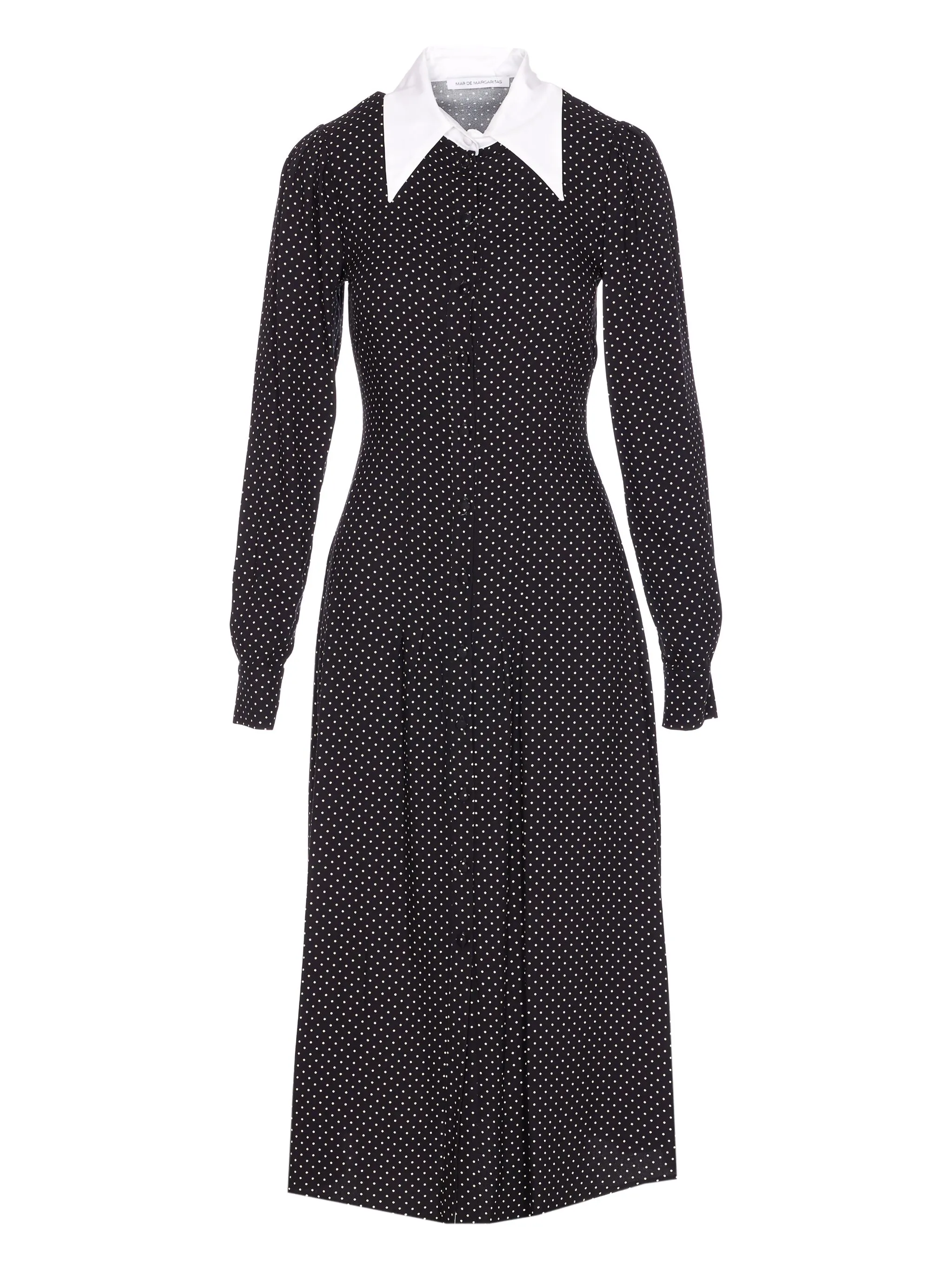 

Платье миди в горох Mar De Margaritas, черный