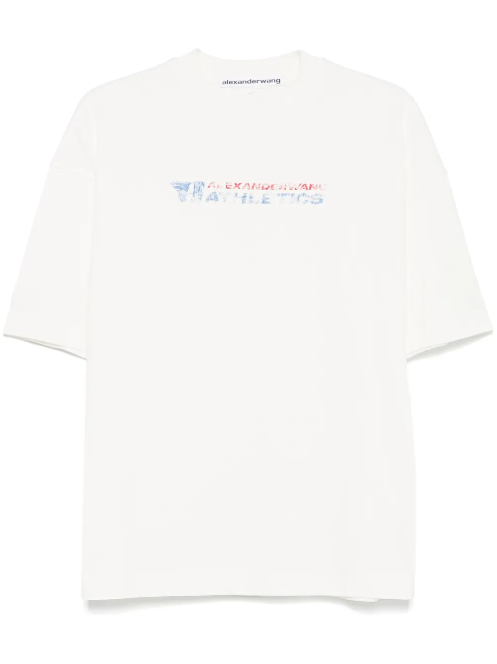 

Футболка с логотипом Alexander Wang, нейтральный