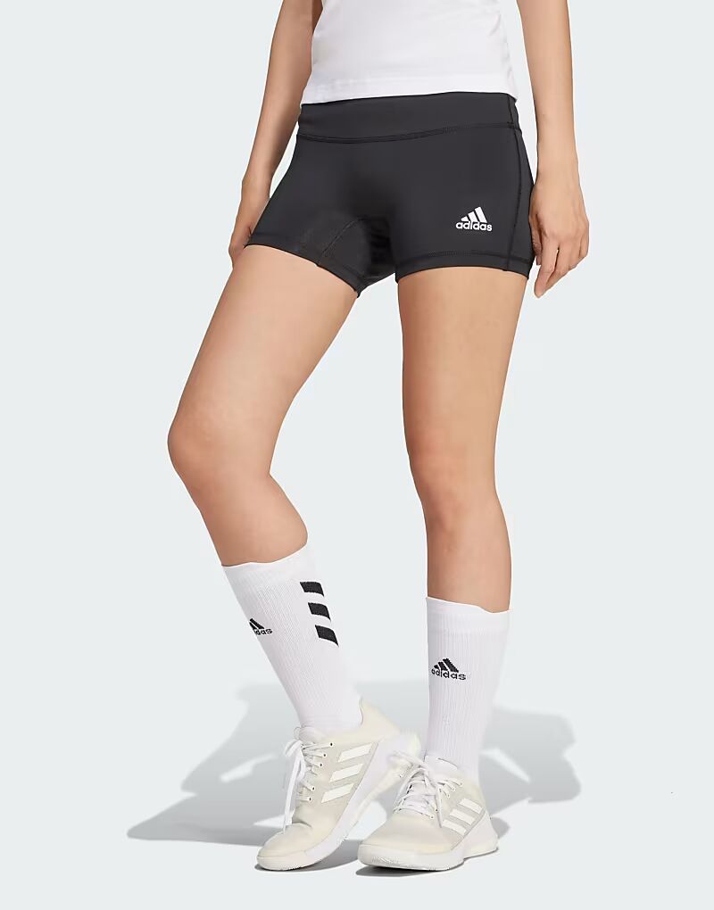 

Шорты Adidas performance 4 дюйма черного / белого цвета