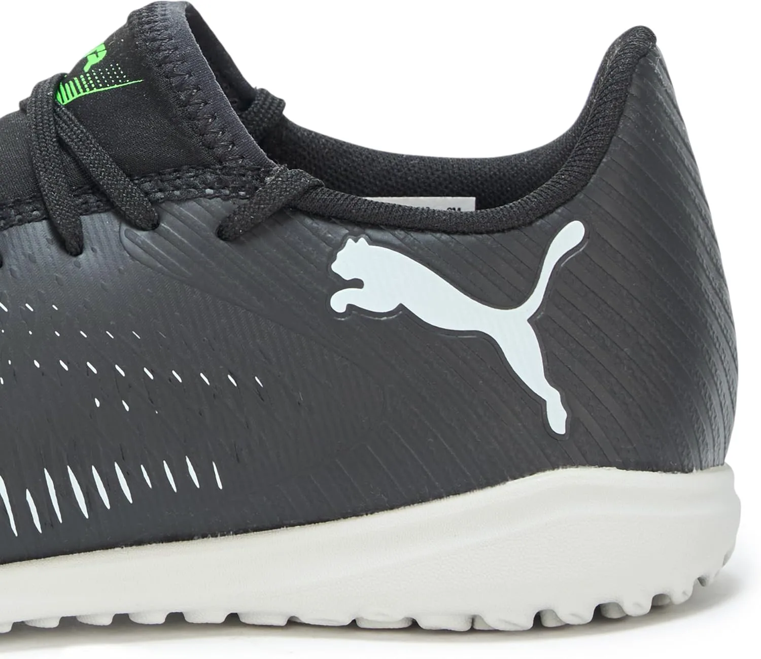Футбольные бутсы Puma Men's Future 8 Play Turf Trainer, черный/светло-серый/зеленый — фото 4