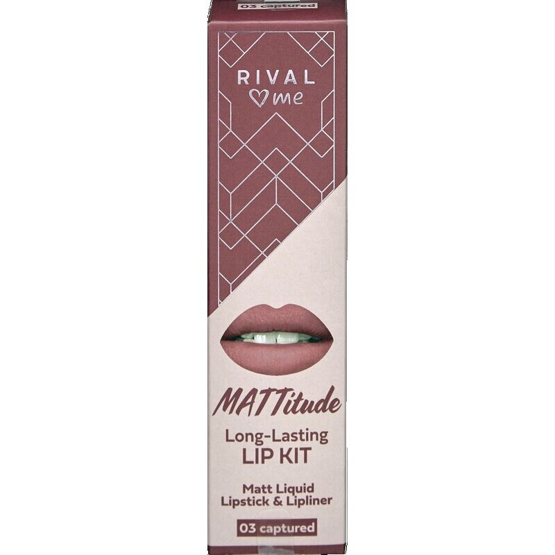 

Набор для губ Mattitude Lip Kit 03 в плену RIVAL loves me, 1 шт.