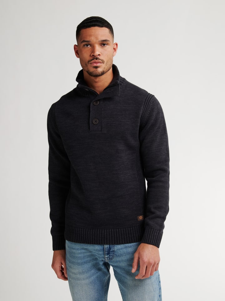 

Пятнистый свитер Логан черного цвета Petrol Industries