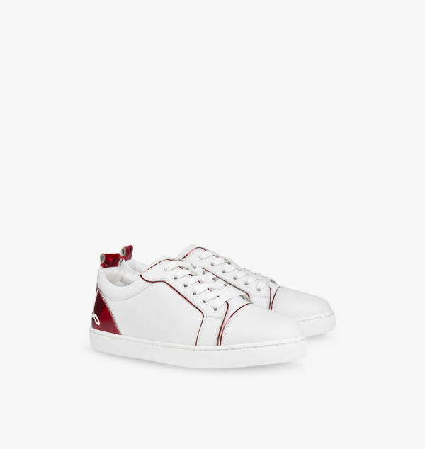 Низкие кожаные кроссовки Fun Louise Junior Christian Louboutin, мультиколор — фото 3