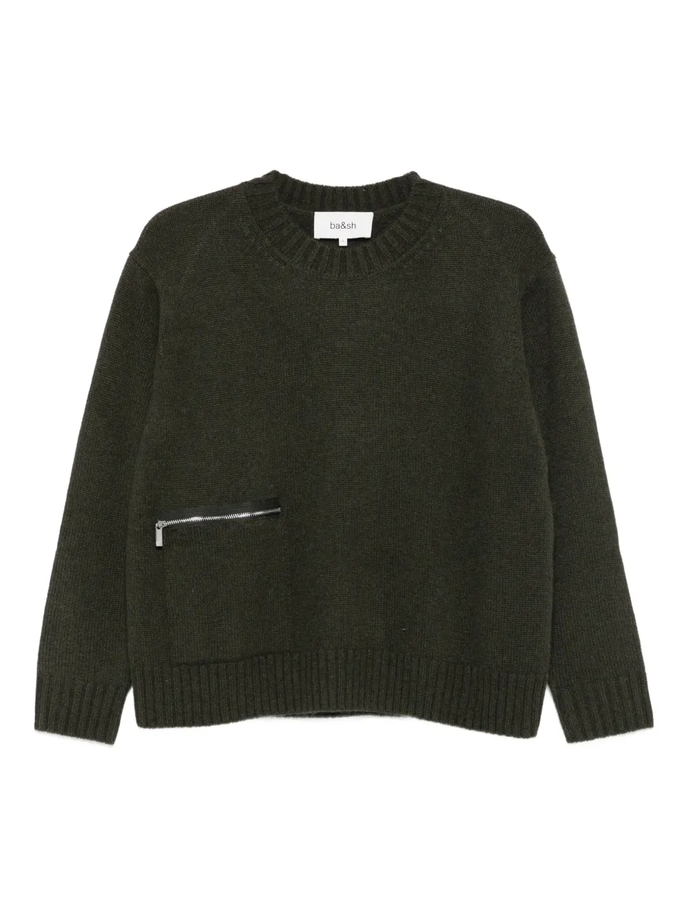 

Кашемировый джемпер Cesnik Ba&Sh, зеленый