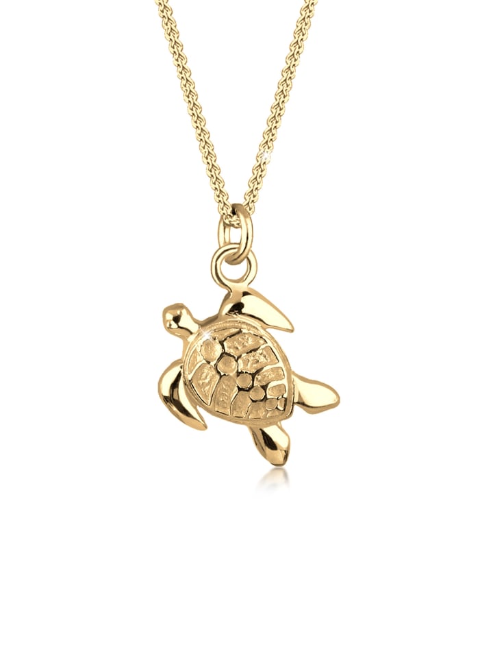 

Elli Колье из серебра 925 пробы в виде черепахи с золотым покрытием