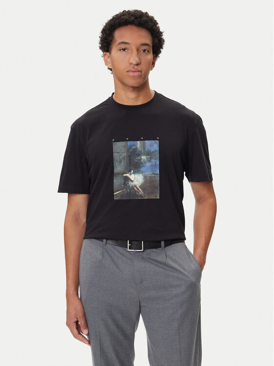 

Футболка relaxed fit Dabolos 50545995 Hugo, чёрный