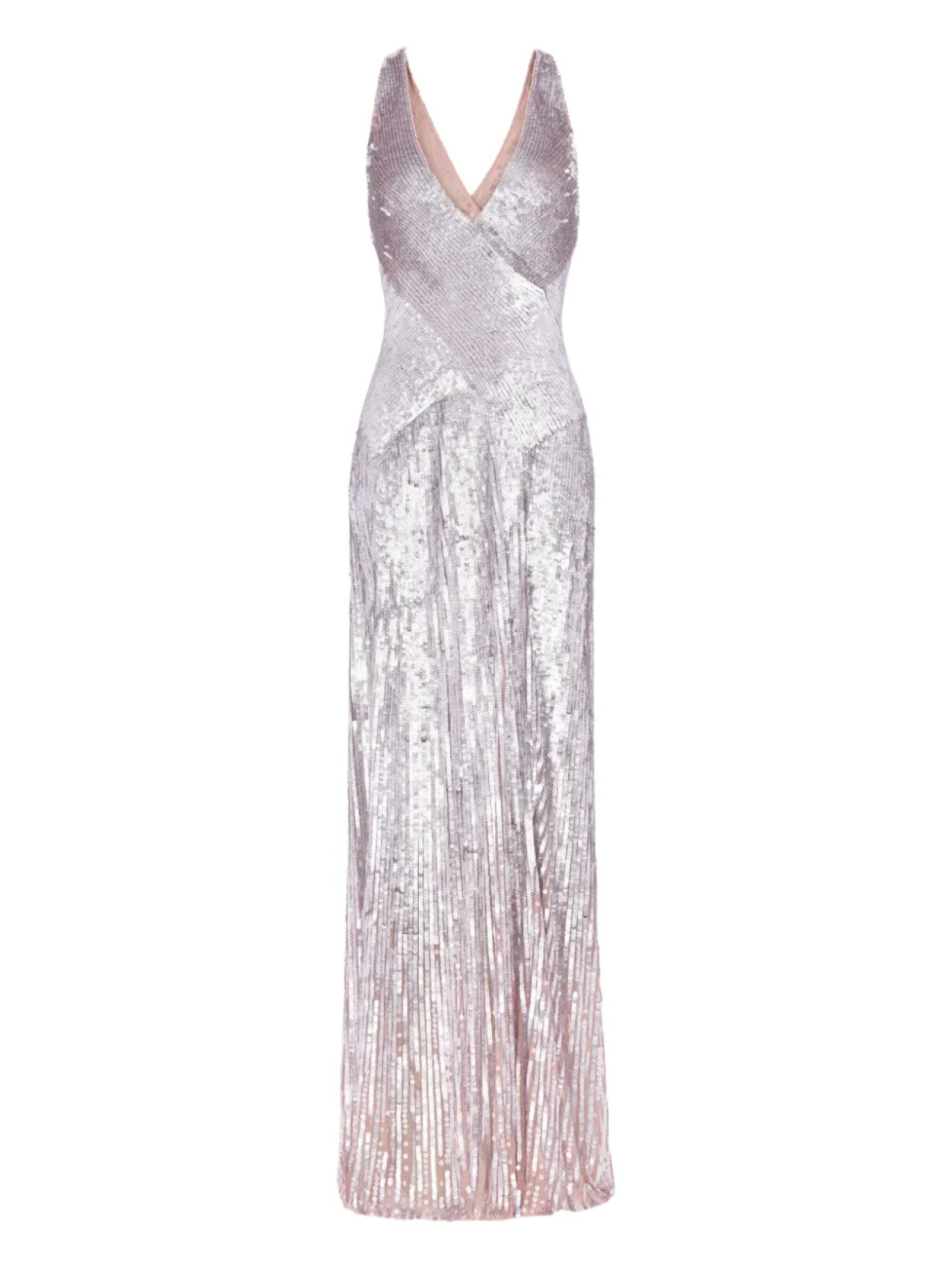 

Платье макси Night Fever Jenny Packham, фиолетовый