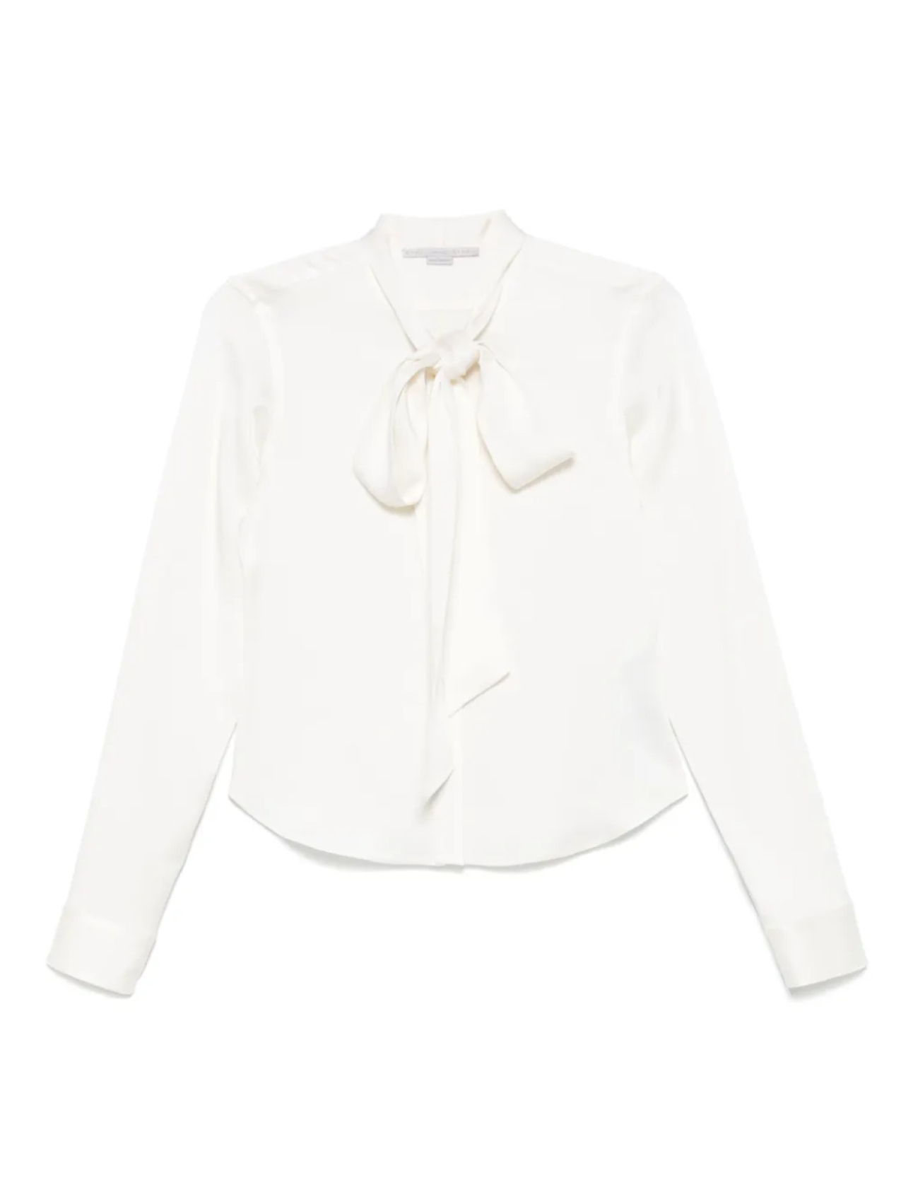 

Блузка с бантом Stella McCartney, нейтральный
