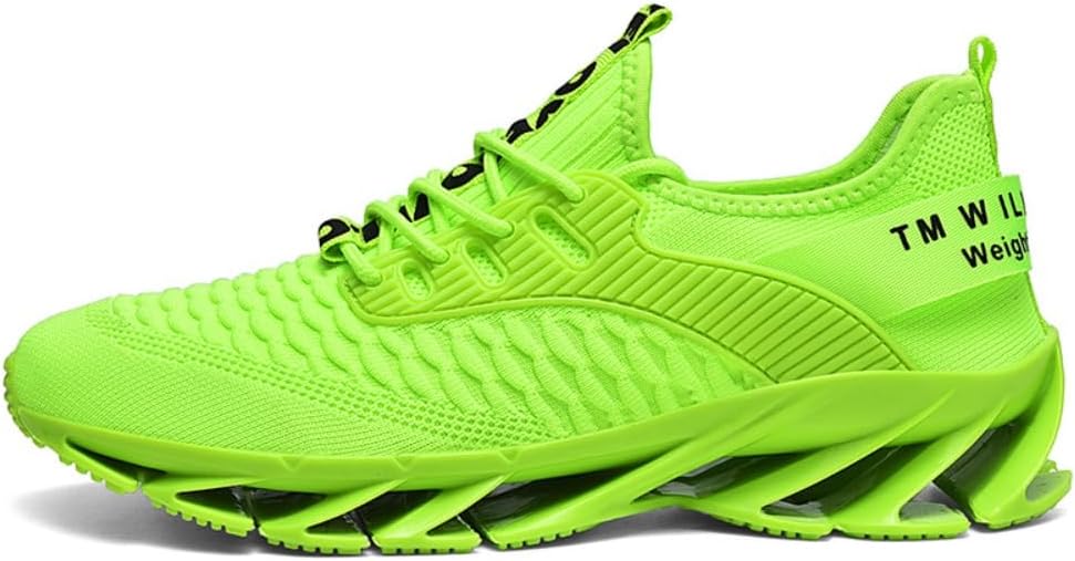 

Мужские кроссовки для бега с буквенным дизайном, прочные и спортивные, для подарка, повседневные кроссовки 2025 года, спортивные с вырезами, легкие и дышащие, шнуровка, для тренажерного зала, лето и возвращение в школу Lokolucx, зеленый