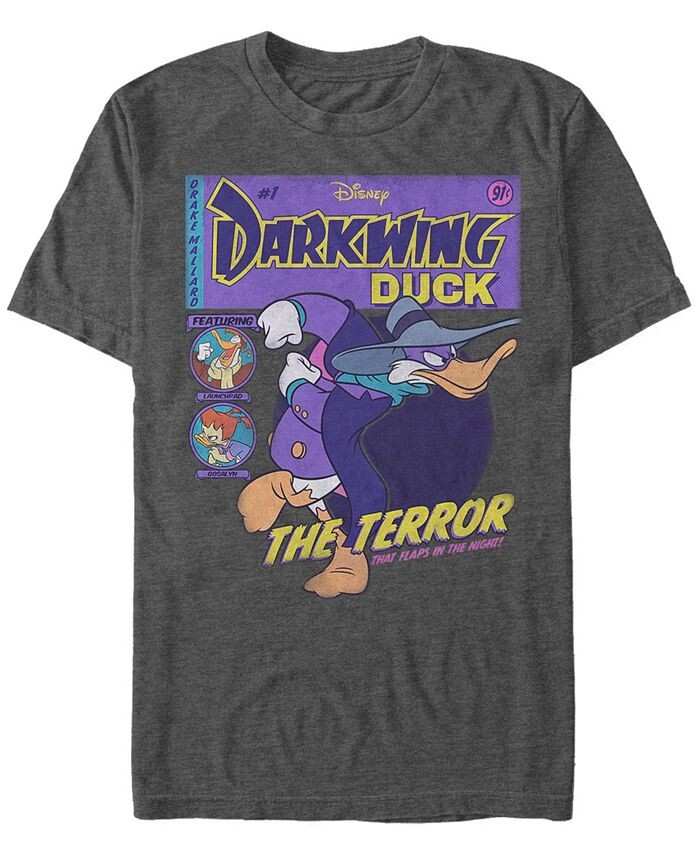 

Мужская футболка с коротким рукавом Darkwing Comic Fifth Sun, серый
