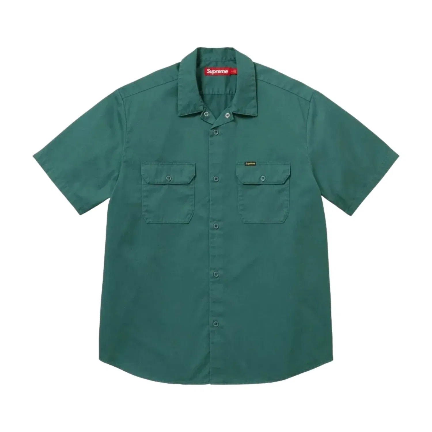 Рабочая рубашка Supreme x Ghostface SS26 S/S 'Work Green' SUP-SS26-210-GRN, зеленый — фото 2