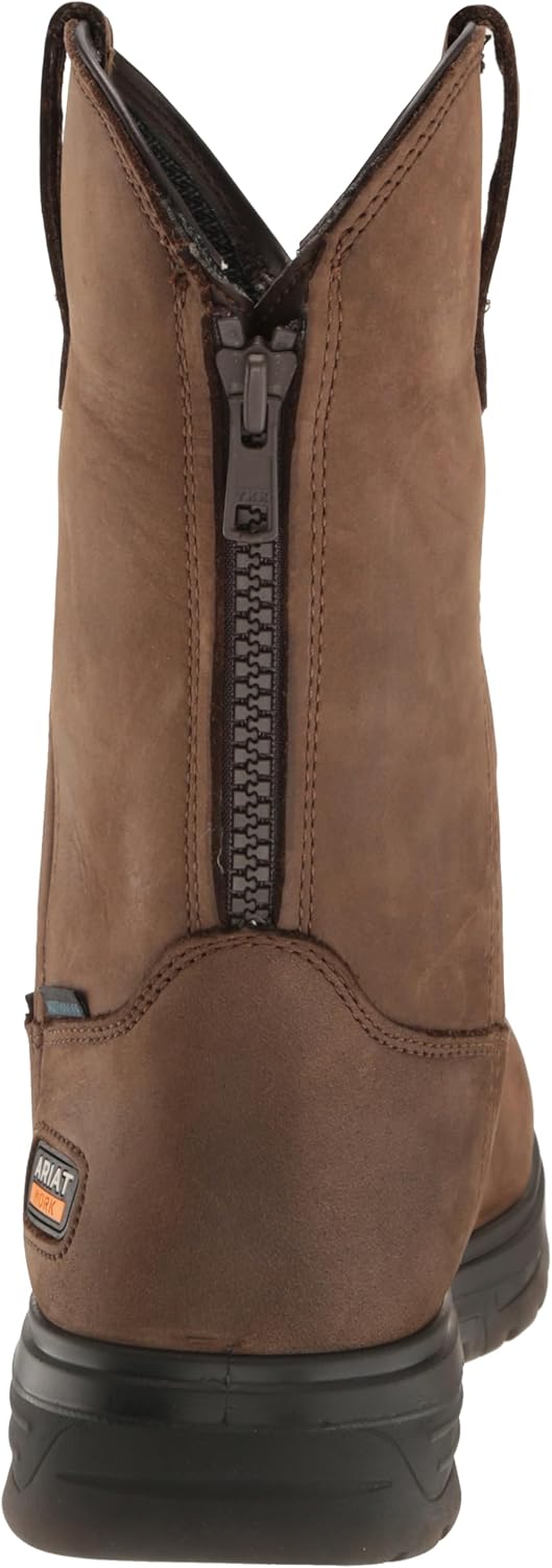 Мужские ботинки Ariat Turbo Moc Toe с водонепроницаемым и углеродным носком, Mocha — фото 3