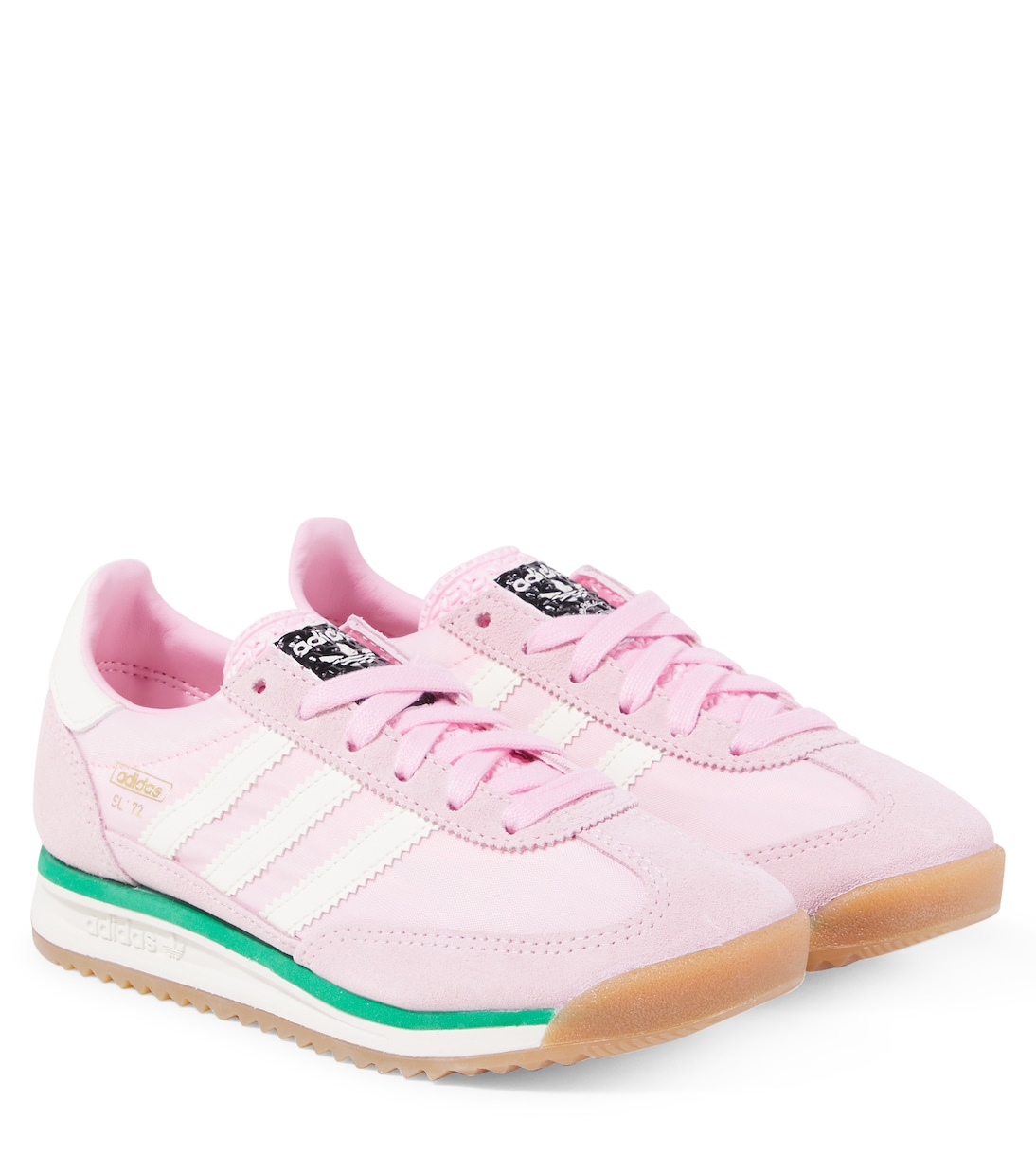 

Кроссовки SL 72 RS с отделкой из замши Adidas Originals Kids, Clear Pink/Off White