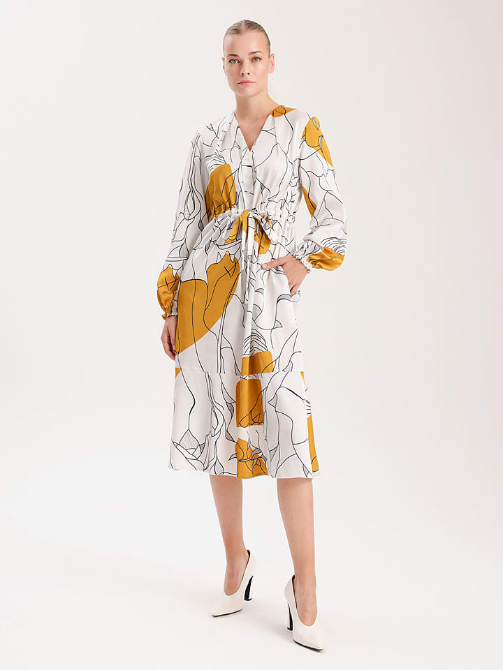 

Платье до колена BGN, цвет creme/orange