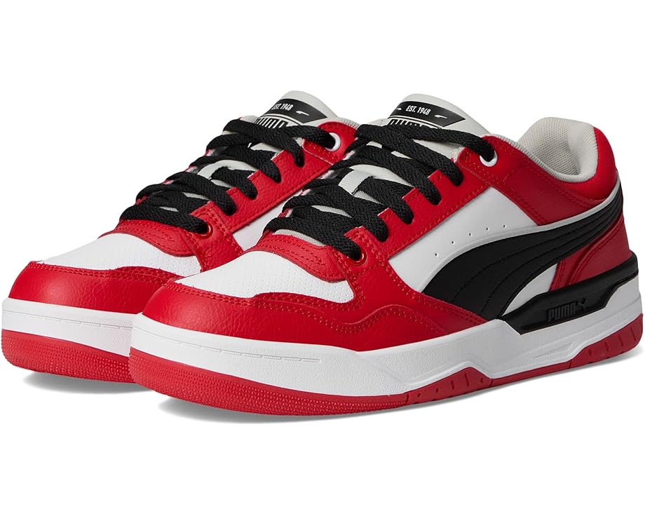 

Кроссовки PUMA Rebound Retro Sneakers, цвет Puma Black/For All Time Red