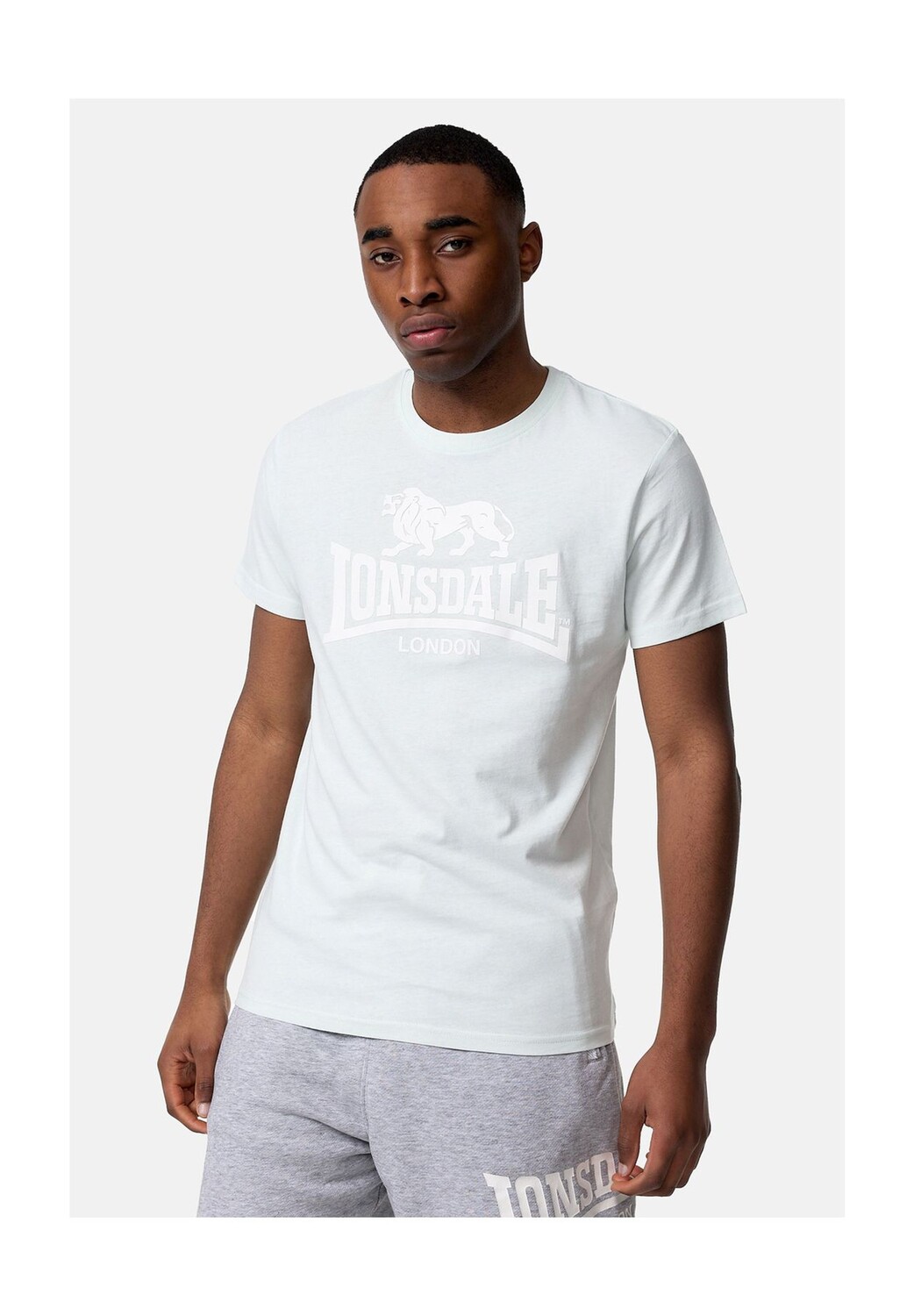 

Мужская футболка стандартного кроя ST ЭРНИ LONSDALE, цвет Powder Mint