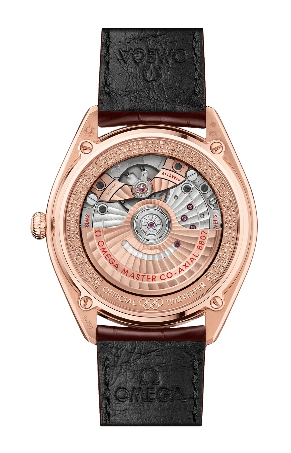 СИМАСТЕР ОЛИМПИЙСКИЙ ОФИЦИАЛЬНЫЙ ХРОНОМЕТРИСТ CO-AXIAL MASTER CHRONOMETER 39,5 ММ - 522.53.40.20.04.003 OMEGA, золотой — фото 2