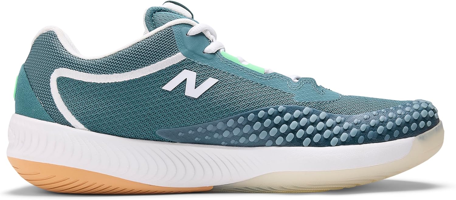 Мужские теннисные кроссовки для игры на хард-корте New Balance FuelCell 996 V4, New Spruce/White/Gum — фото 3