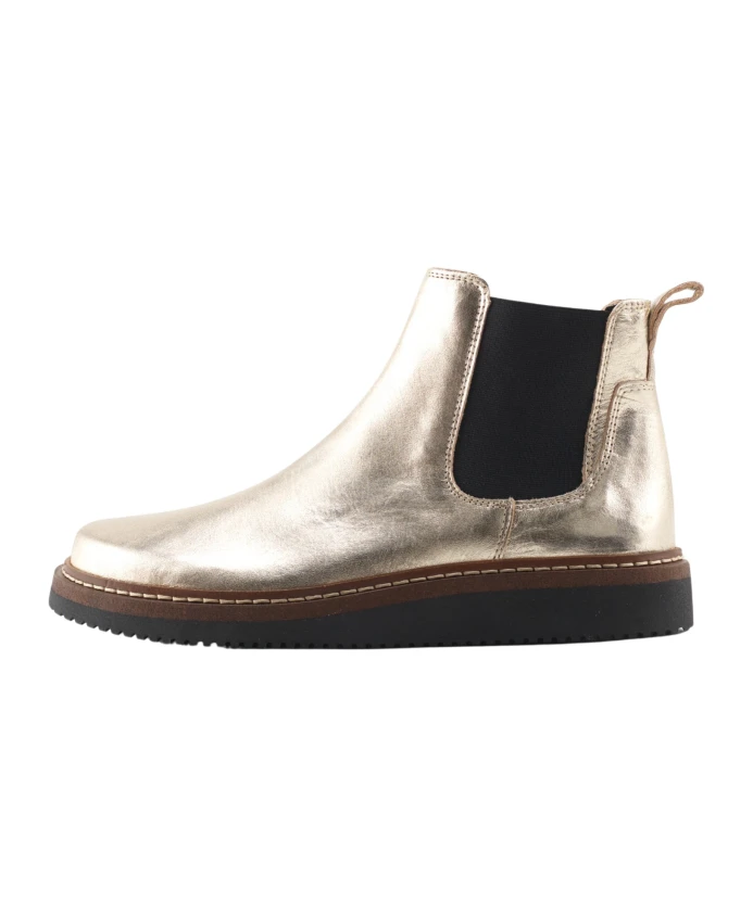 

Сапоги из металлизированной замши Nature Footwear, желтый