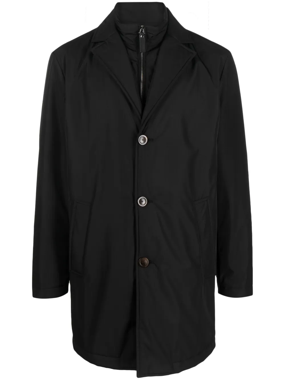 

Многослойное пальто Canali, черный