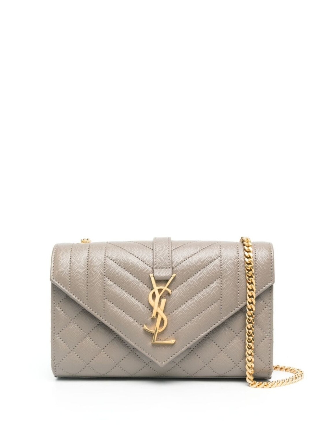 

Маленькая сумка Saint Laurent Envelope, серый