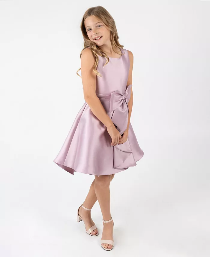 

Платье для вечеринки Big Girl из микадо с каскадным бантом Rare Editions