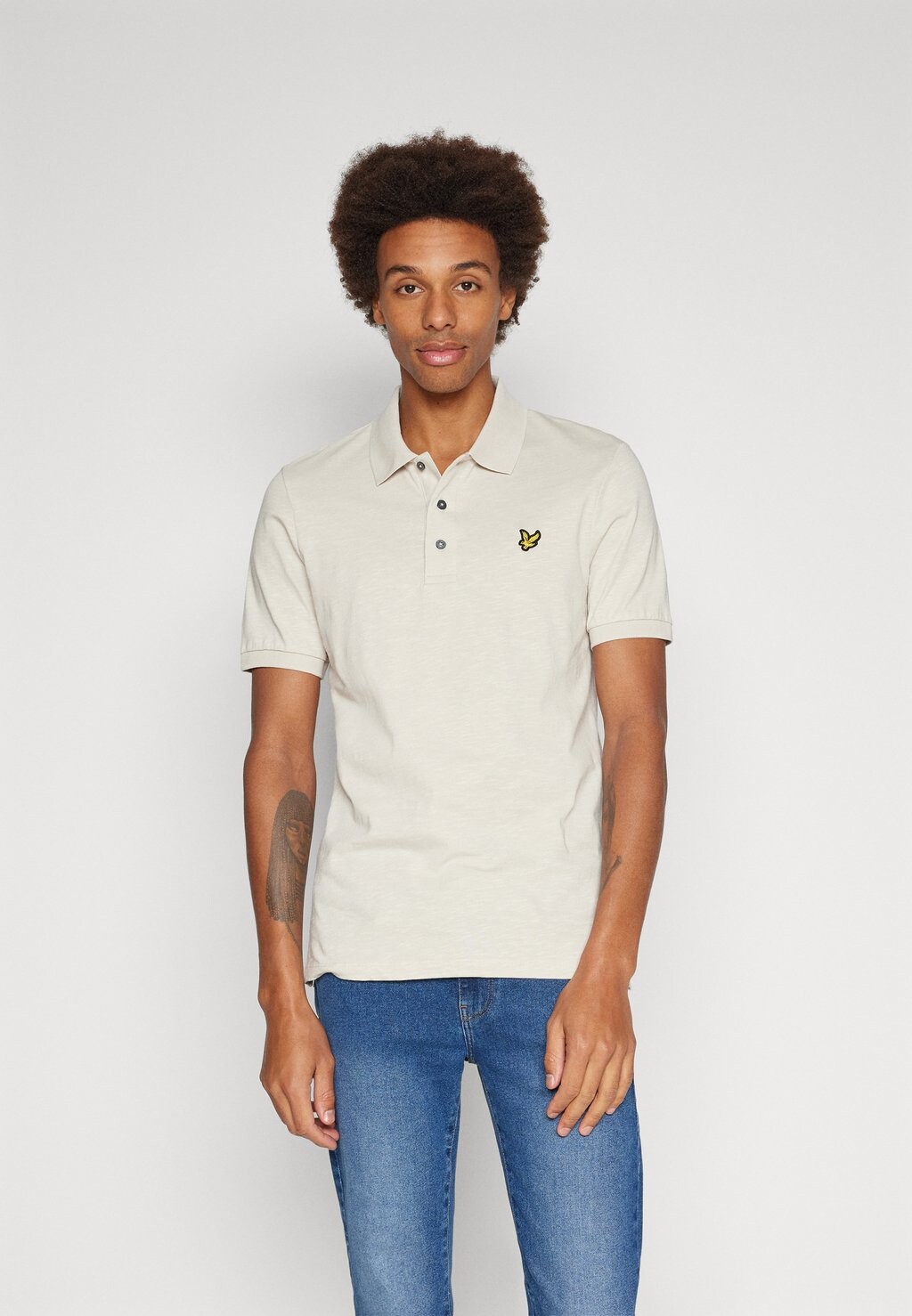

Поло Slub Shirt Lyle & Scott, цвет cove
