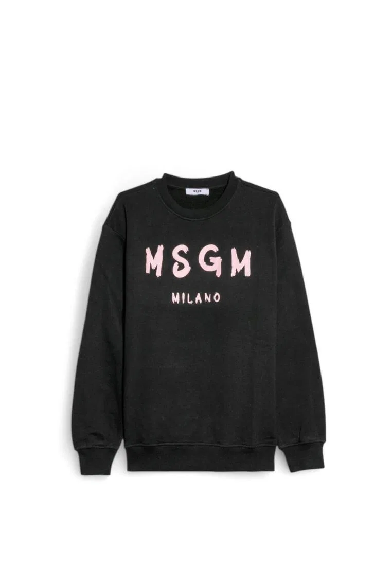 Толстовка, хлопок, Kids Msgm, черный