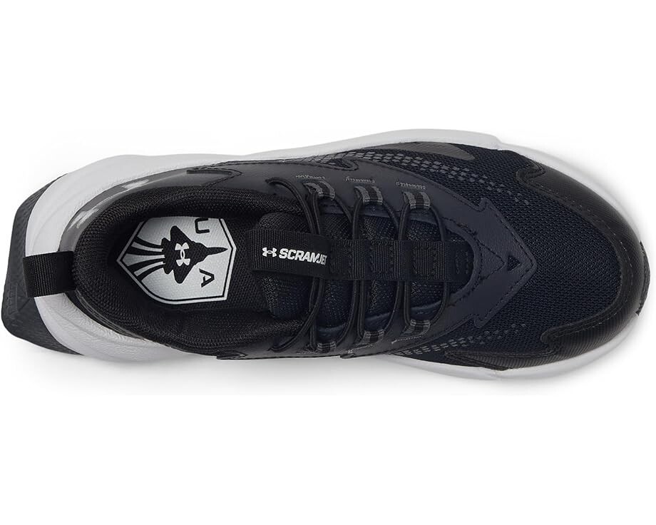 Кроссовки Under Armour Kids Pre School Scramjet 6 Alternate Lace, цвет Black/Castlerock/White — фото 2