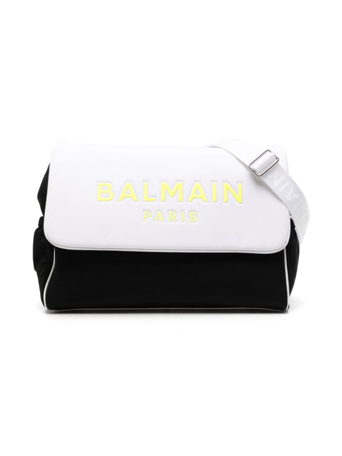 

Balmain Kids пеленальная сумка с тисненым логотипом, белый